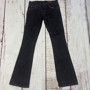 CHIP AND PEPPER PRODUCTION black boot cut flare denim jeans Vintage Y2K size 1